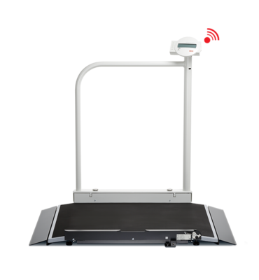 seca 676 - EMR-validated wheelchair scale with handrail #0